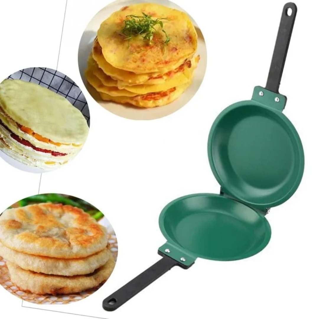 Sarten Doble Antiadherente Para Tortilla