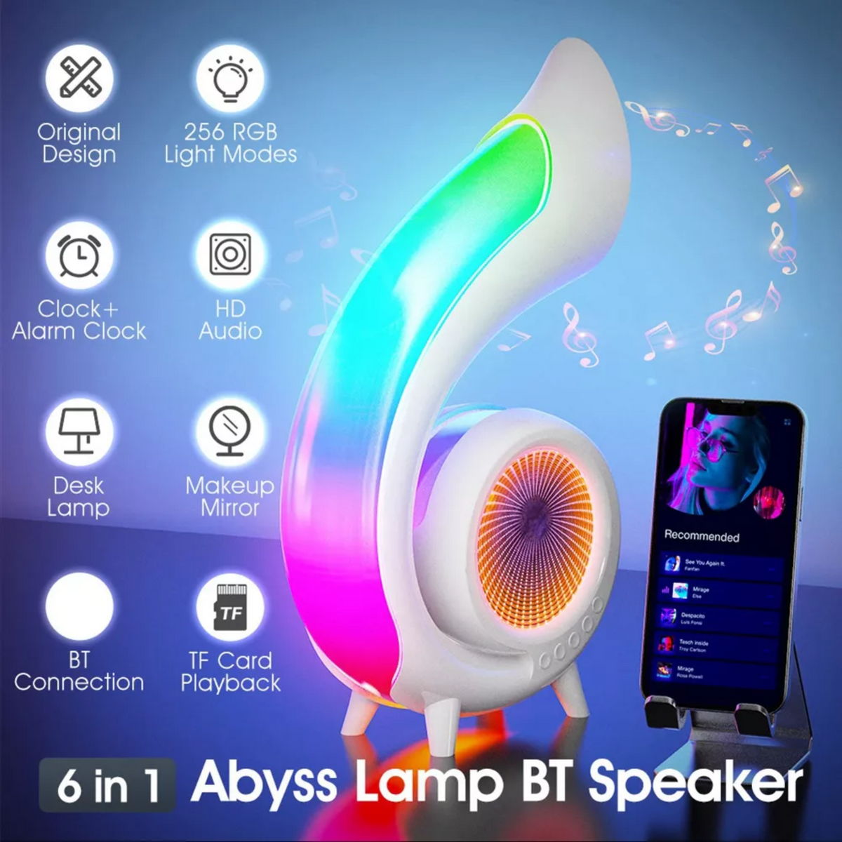 Lampara Atmosferica Inalambrica Luz Led