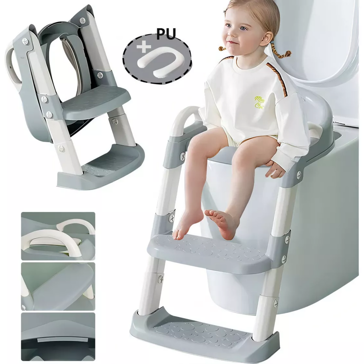 Asiento Adaptador Escalera Inodoro Ninos