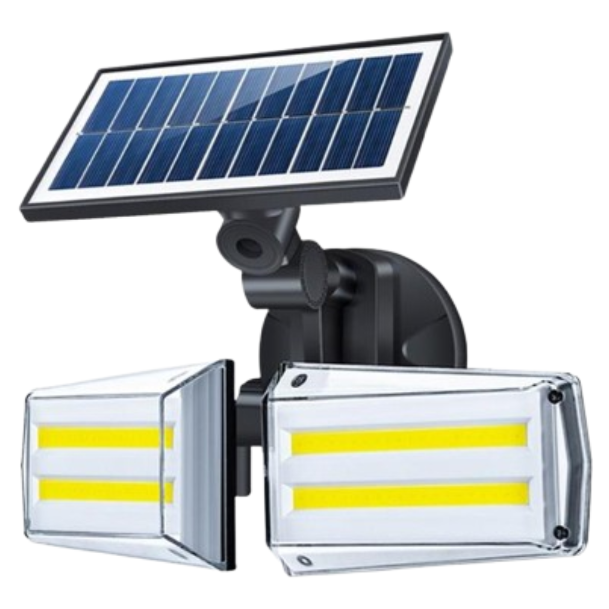Doble Lampara Ancha Led Solar