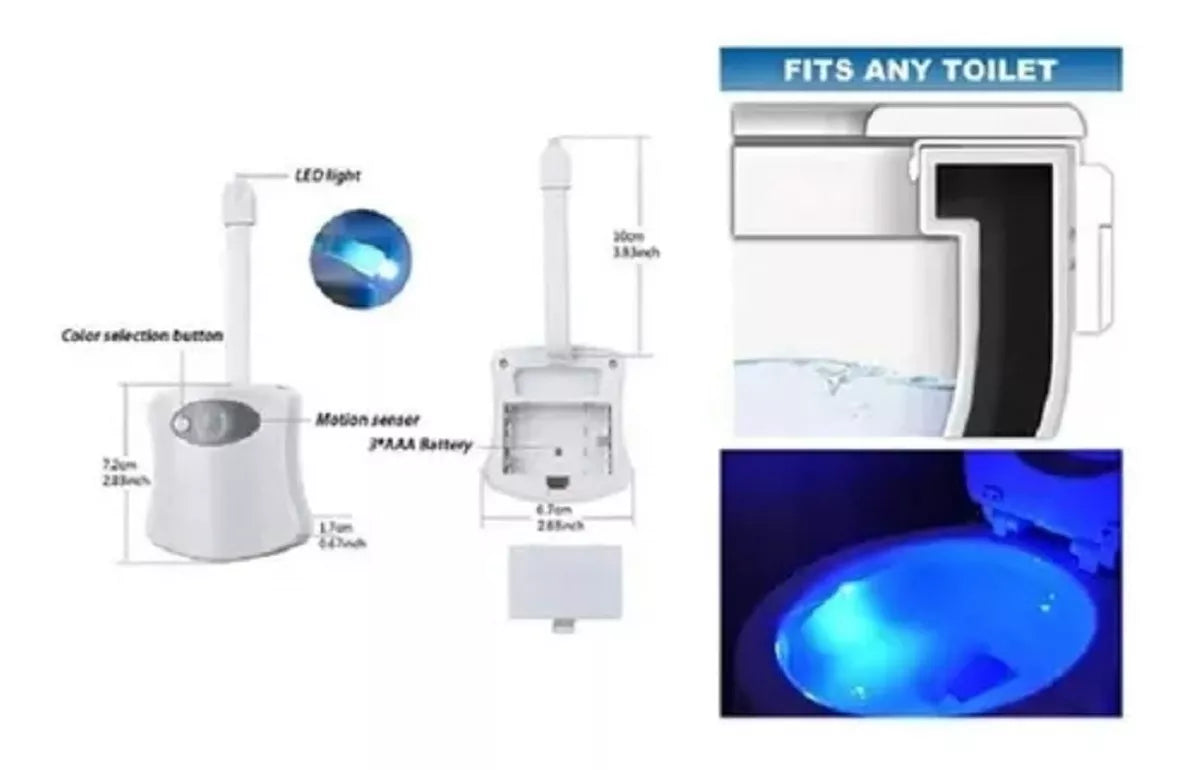 Luz Con Sensor Para Inodoro Luz De Bano