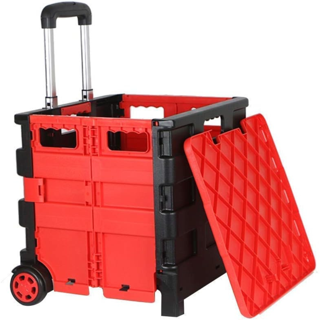 Carrito Plegable De Mercado Rojo