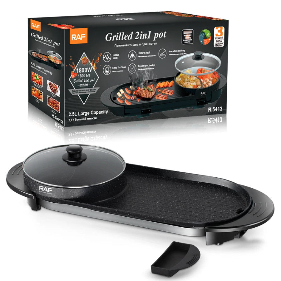 Olla 2 En 1 A La Parrilla Raf