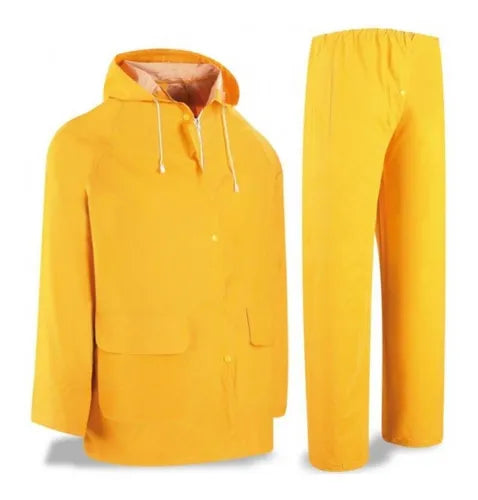 Traje De Agua Amarillo Pvc Talla L