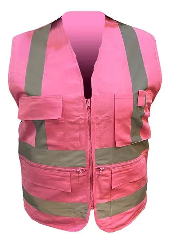 Pack Chaleco Geologoguante Rosa Talla L
