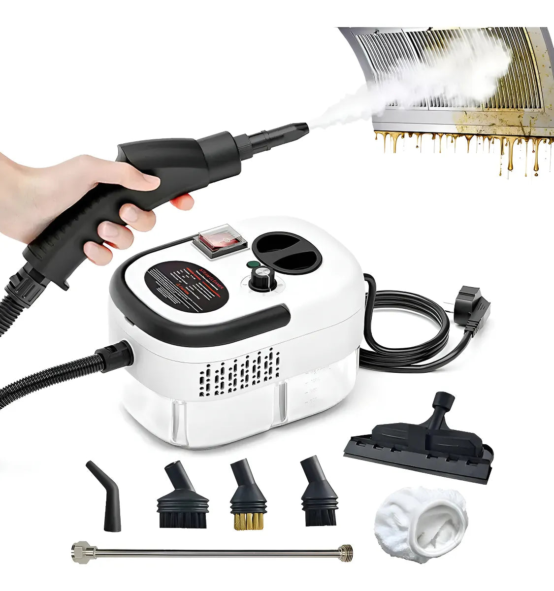 Limpiador A Vapor Presion 2500w Portatil