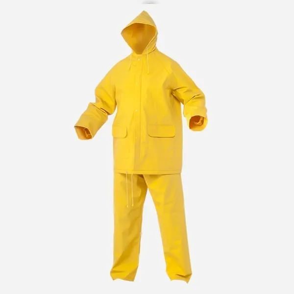 Traje De Agua Amarillo Pvc Talla L