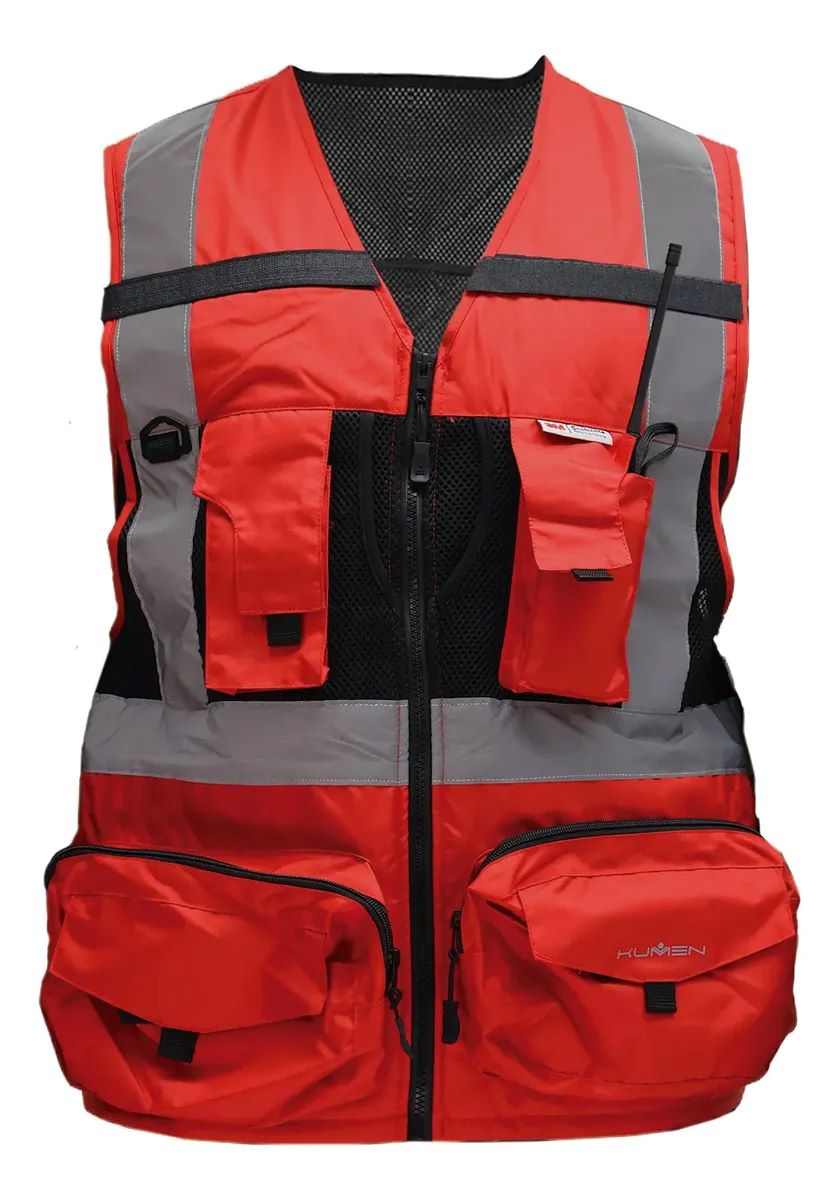 Chaleco Geologo Geoplus Rojo Talla S