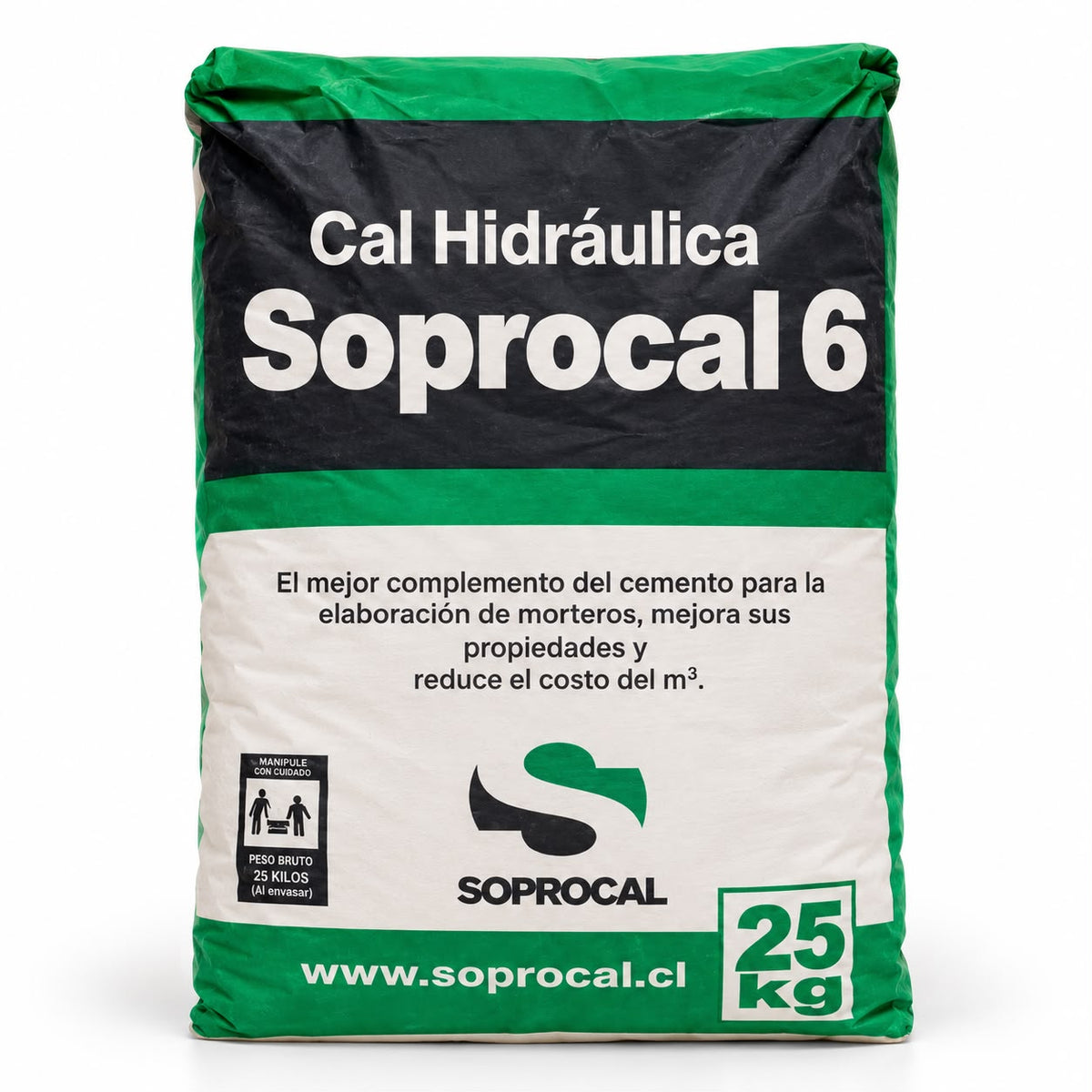 Cal Hidráulica Soprocal 6 – Saco de 25 kg