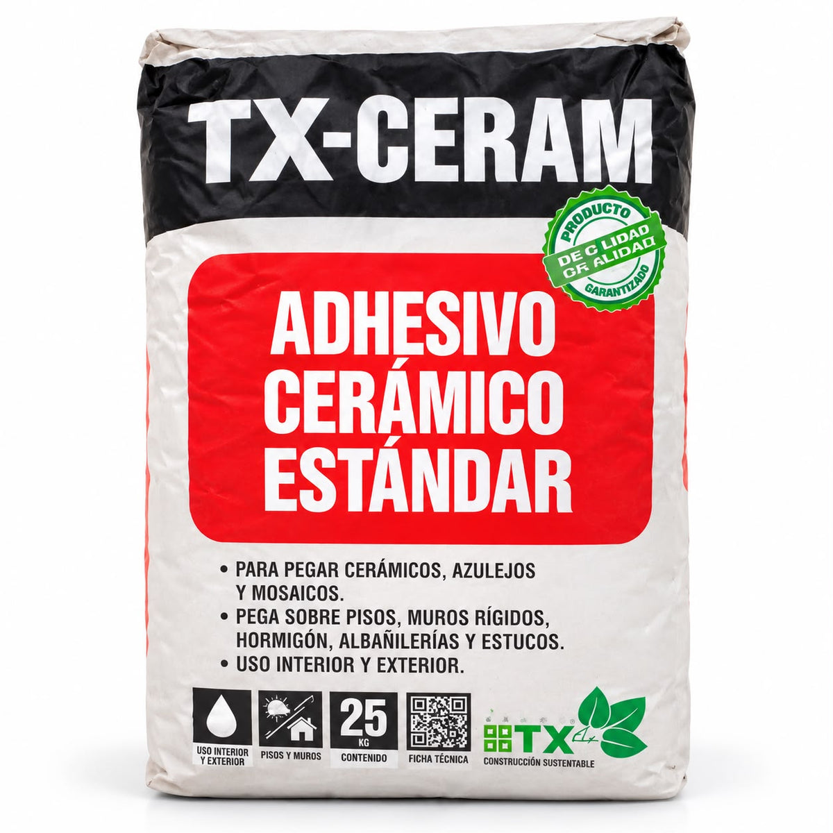 Adhesivo Cerámico Estándar transex  25 kg