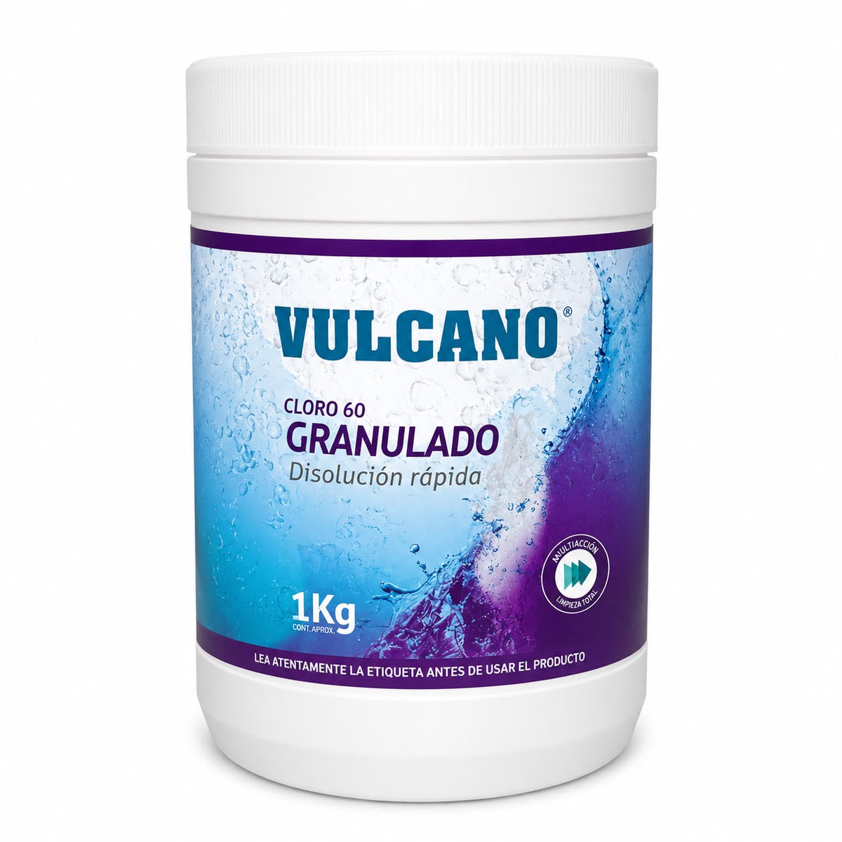 Cloro Granulado vulcano Extra Concentrado – 1 kg