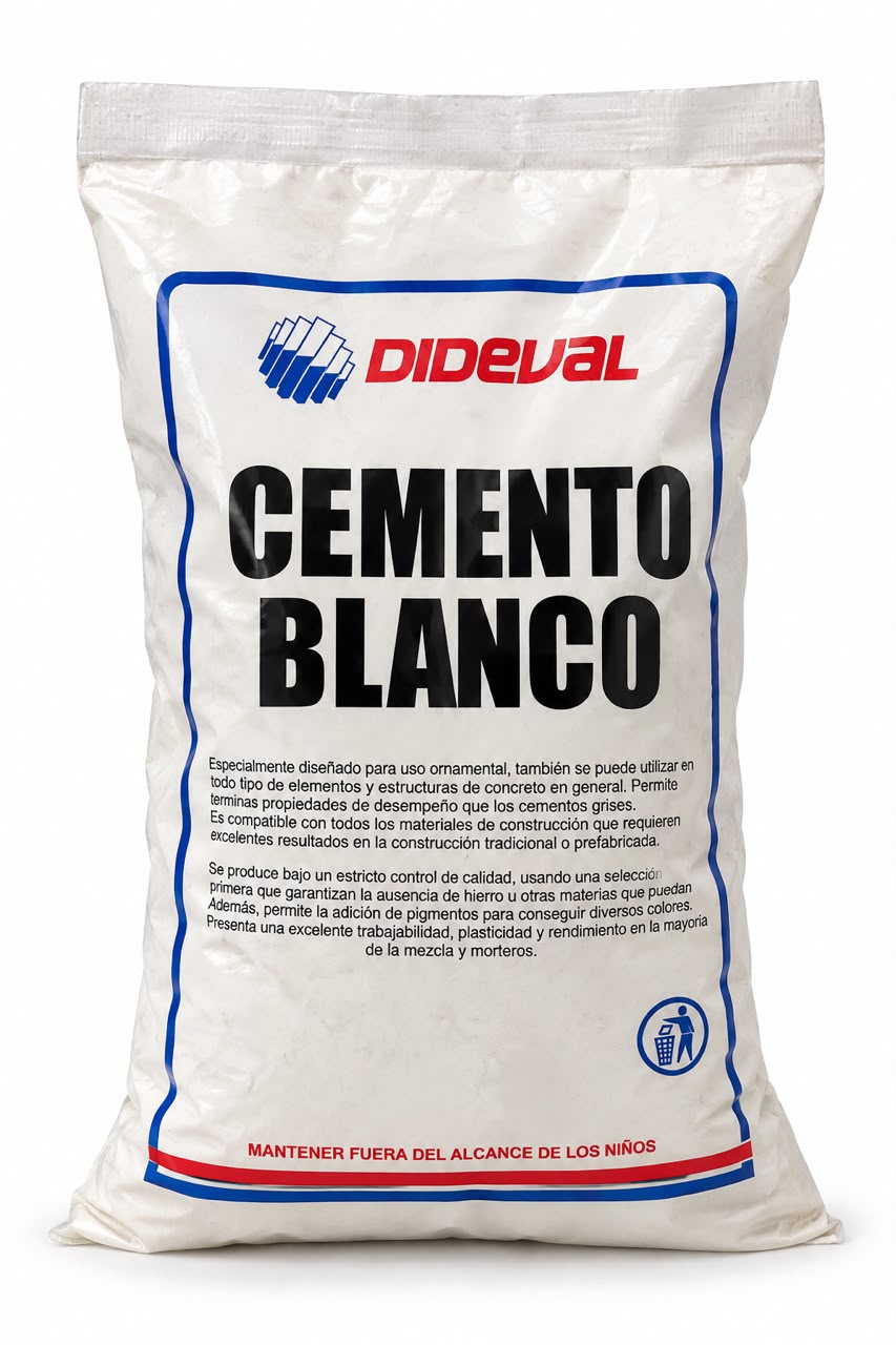 Cemento Blanco Dideval 1 kl