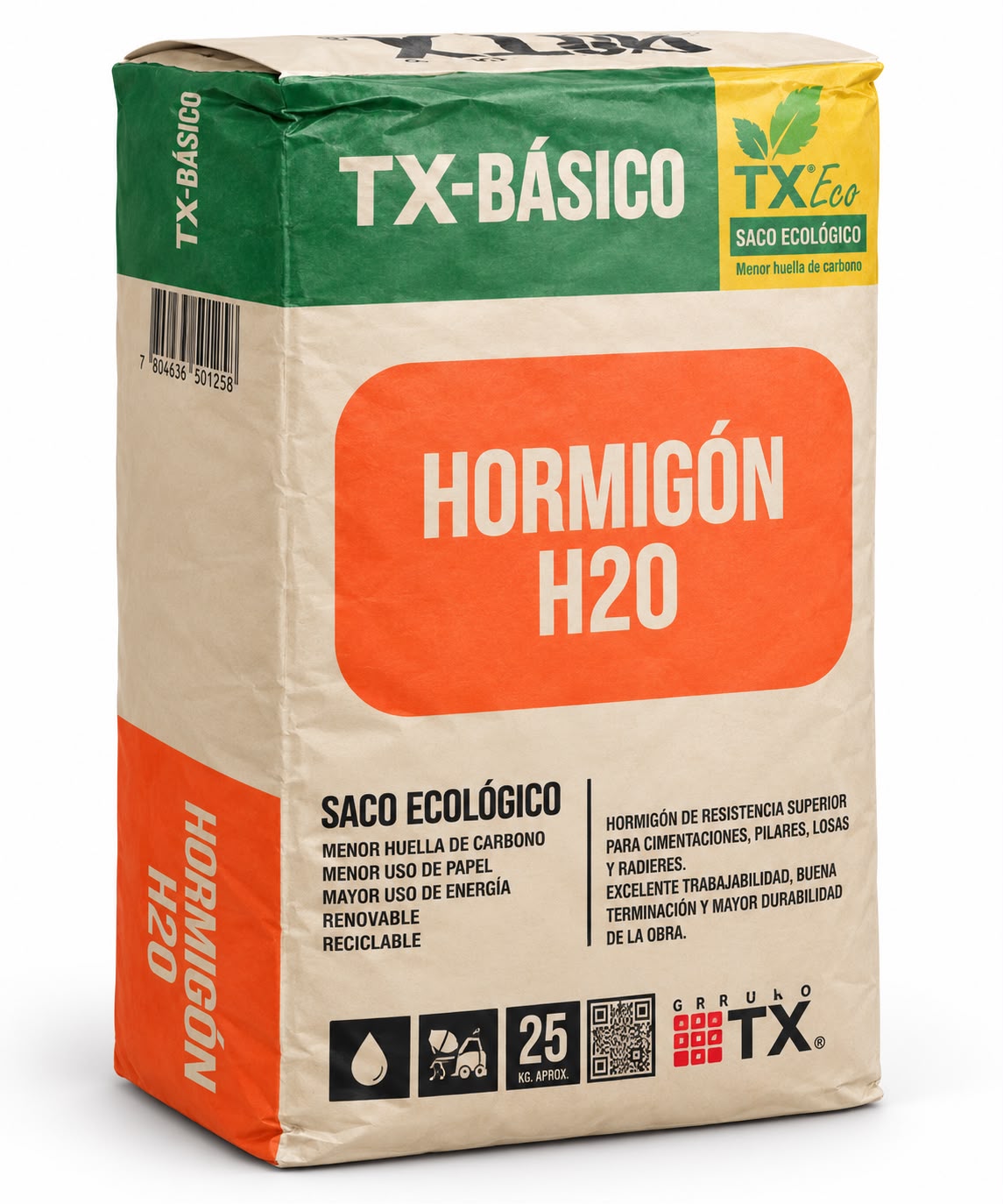 Hormigón H20 TX-Básico 25 kg