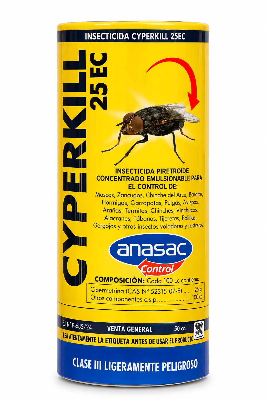 Insecticida Cyperkill 25 EC Anasac
