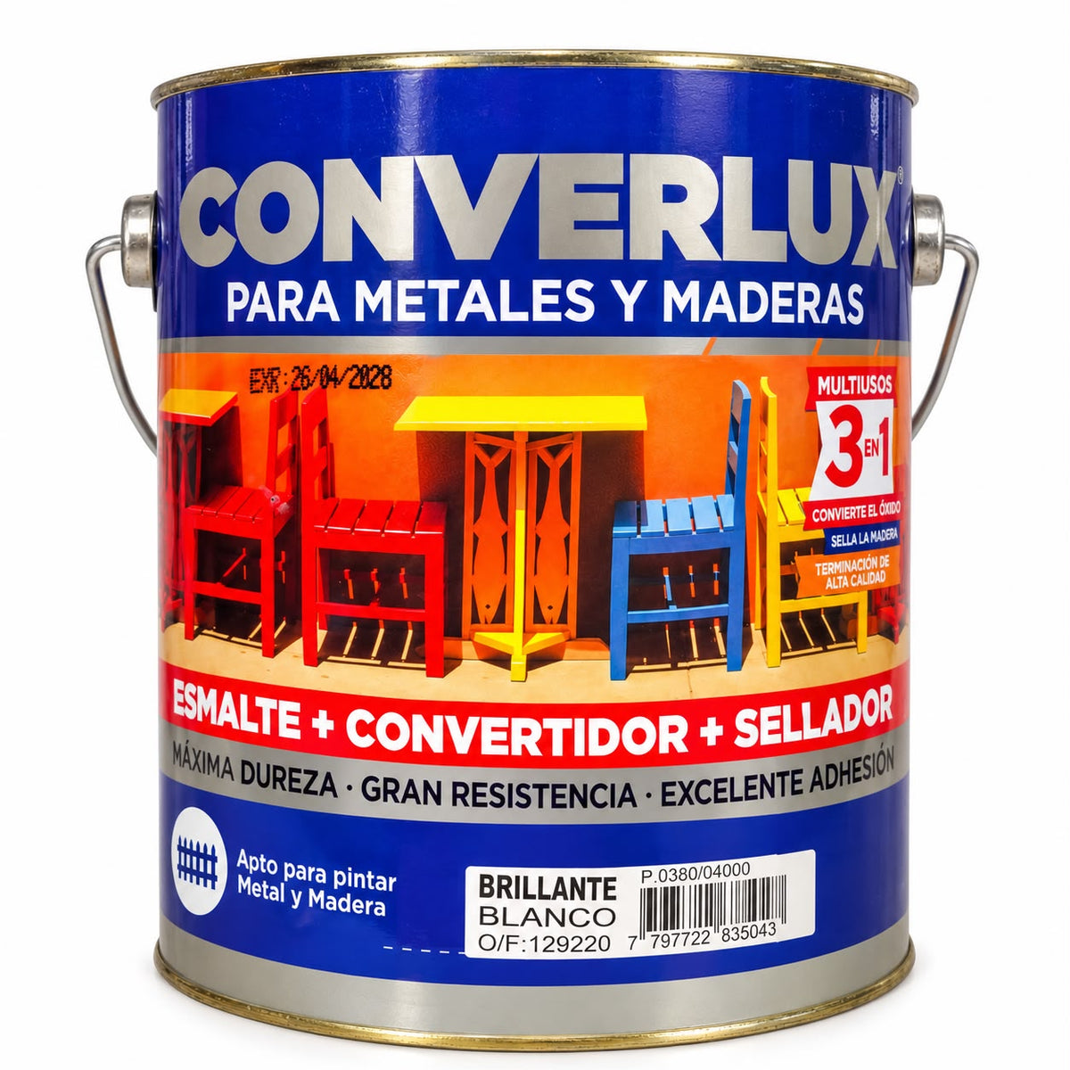 Converlux Esmalte Brillante Blanco Galos