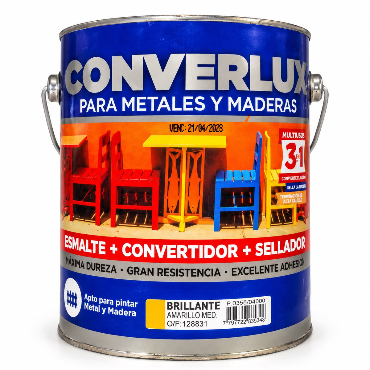 Converlux 3 en 1 Amarillo Medio Brillante