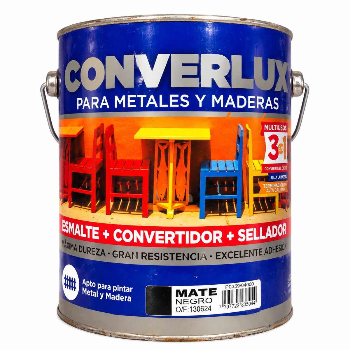 Esmalte Converlux Negro Mate