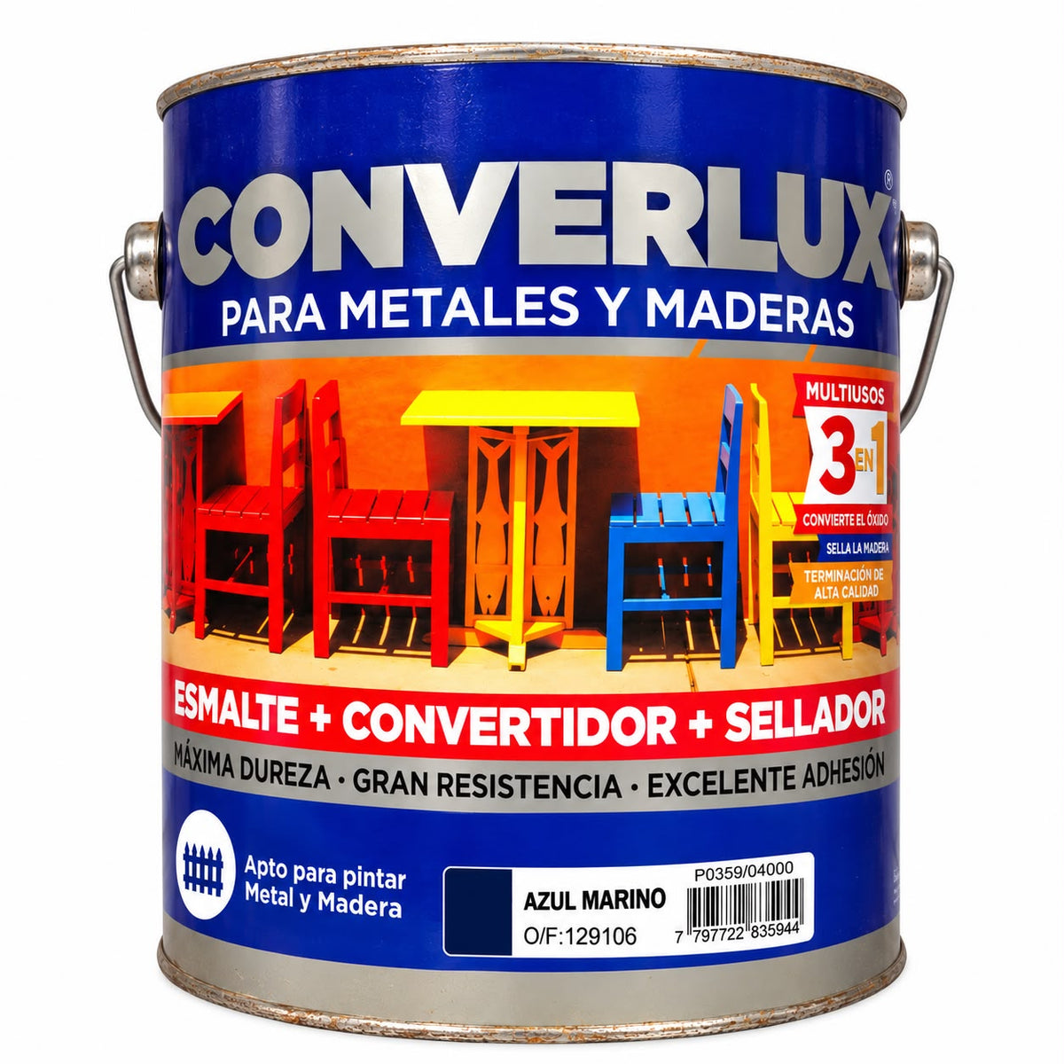 Esmalte Converlux 3 en 1 Azul Marino