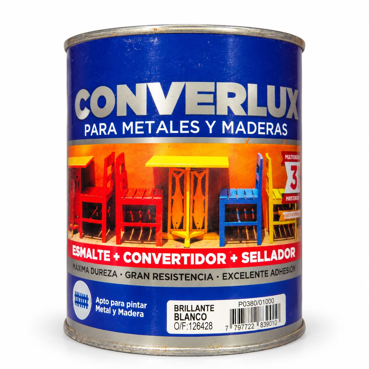 Converlux 3 en 1 Blanco Brillante 1 Litro