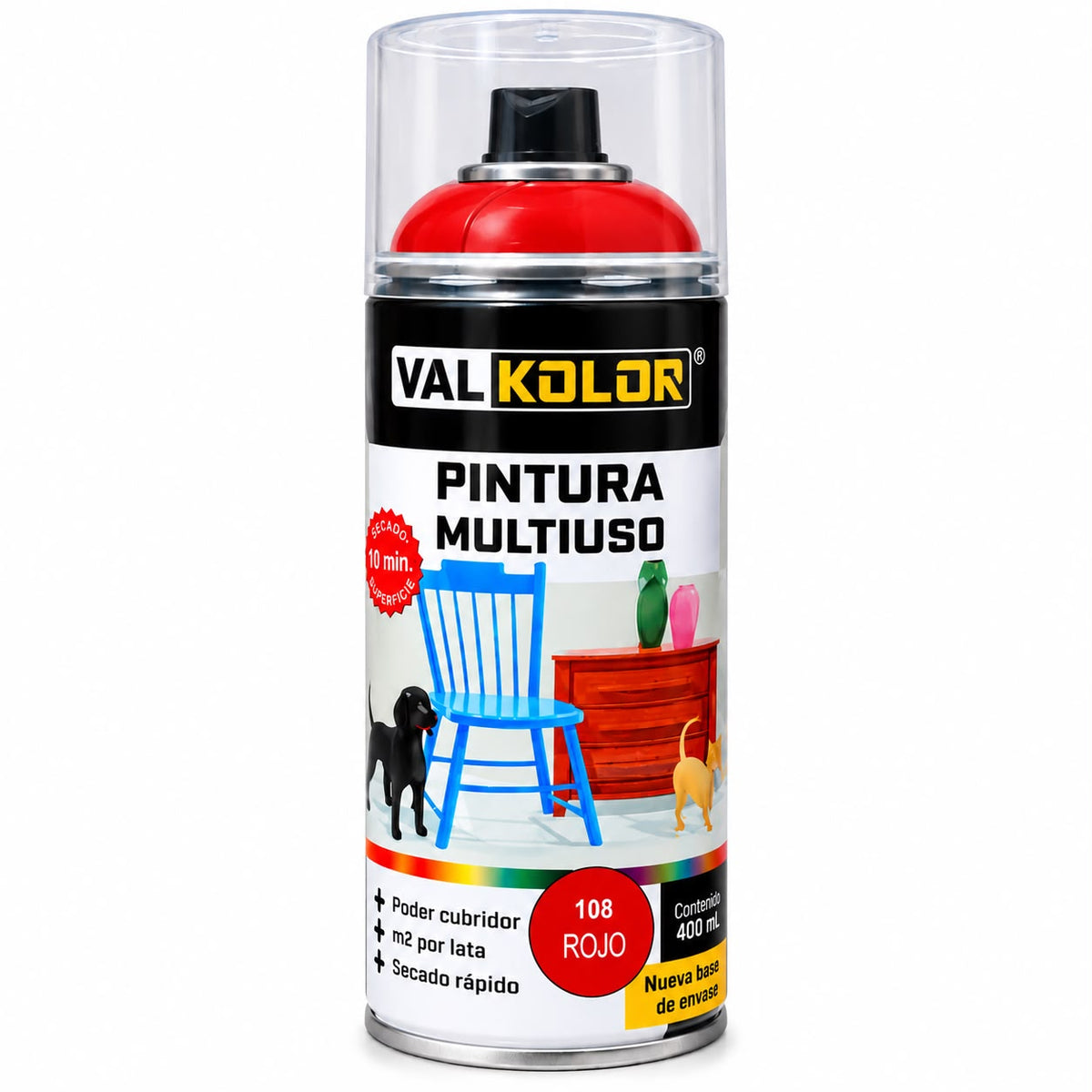 Spray Val Kolor Rojo 400 ml