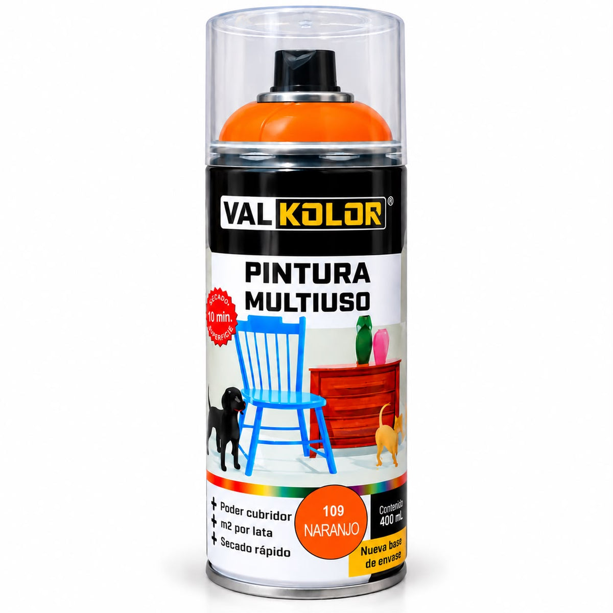Spray Val Kolor Naranjo 400 ml