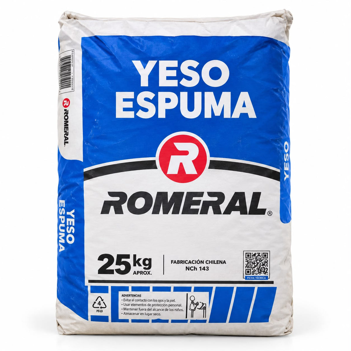 Yeso Espuma Romeral de 25 kg